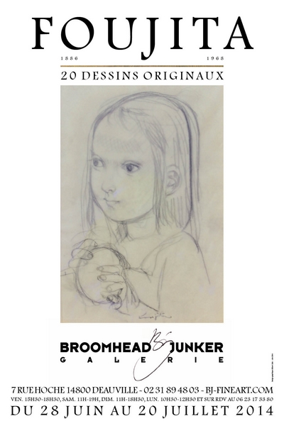 Foujita - Exposition Galerie Broomhead Junker