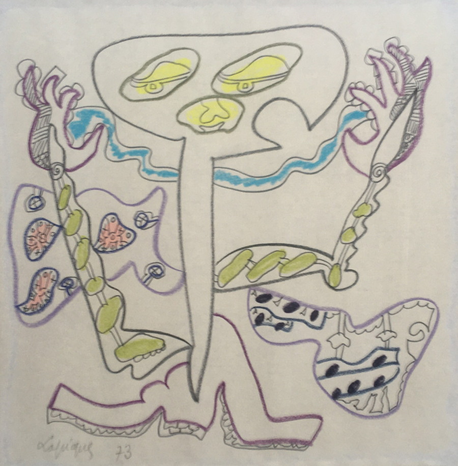 Charles Lapicque - Personnage imaginaire - 1973